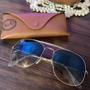 RAYBAN “GENERAL” Aviator style sunglasses